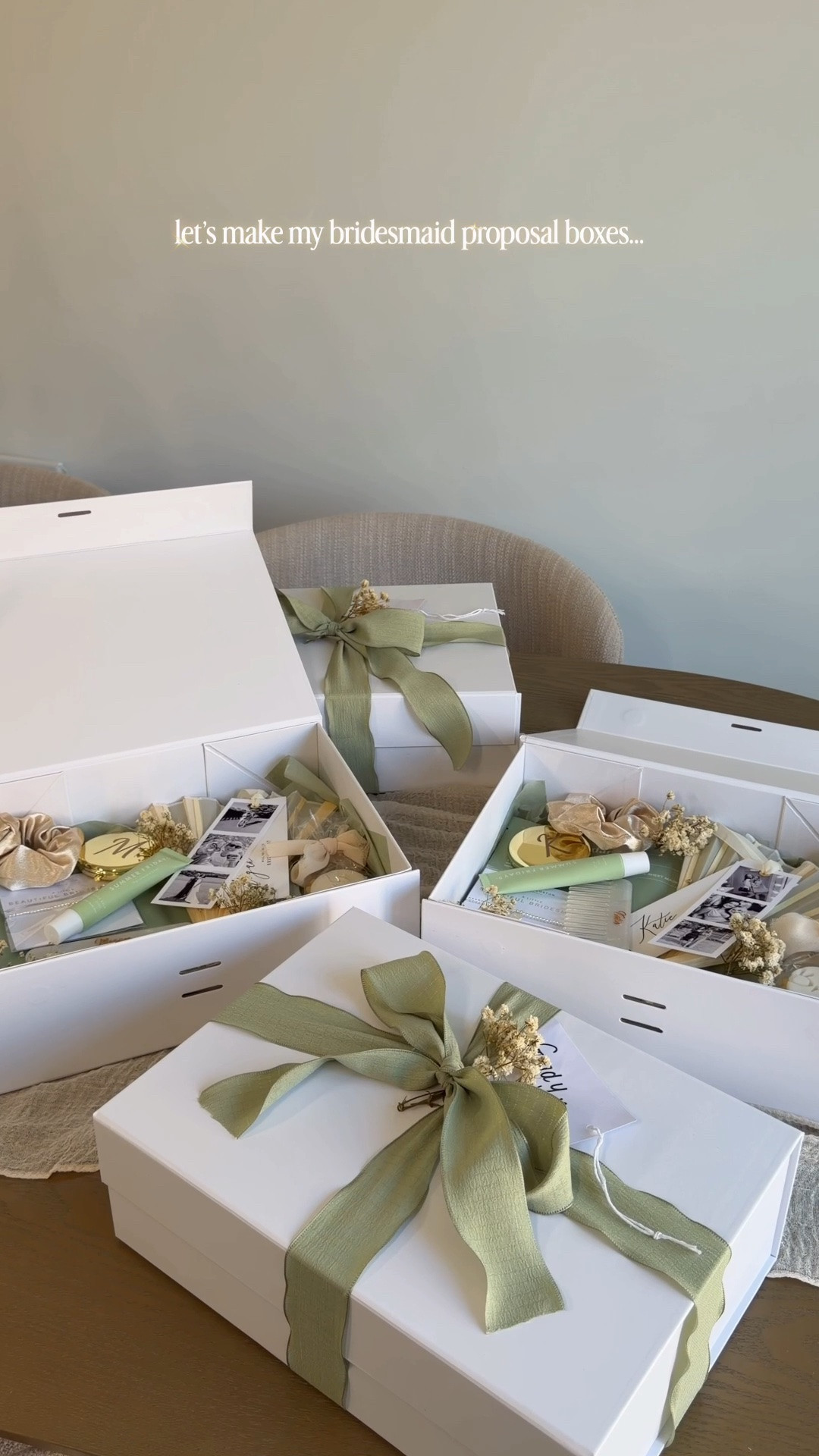 You don’t need to spend a fortune to make your bridesmaid proposals feel SO special 💍🎀
Girls, if you’re planning to make bridesmaid proposal boxes for your besties but want to keep the budget in check, keep watching to see exactly what I bought to make them cute, personal and super special without breaking the bank! 🏦 

Bridesmaid gifting gift present