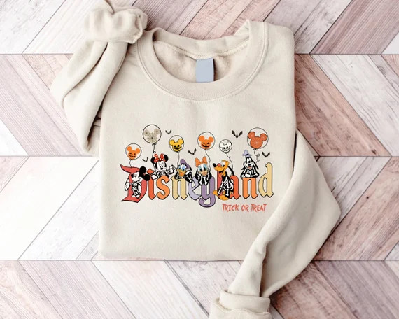 Vintage Disneyland Halloween Sweatshirt, Disney Halloween Shirt, Disney Castle Halloween Sweatshi... | Etsy (US)
