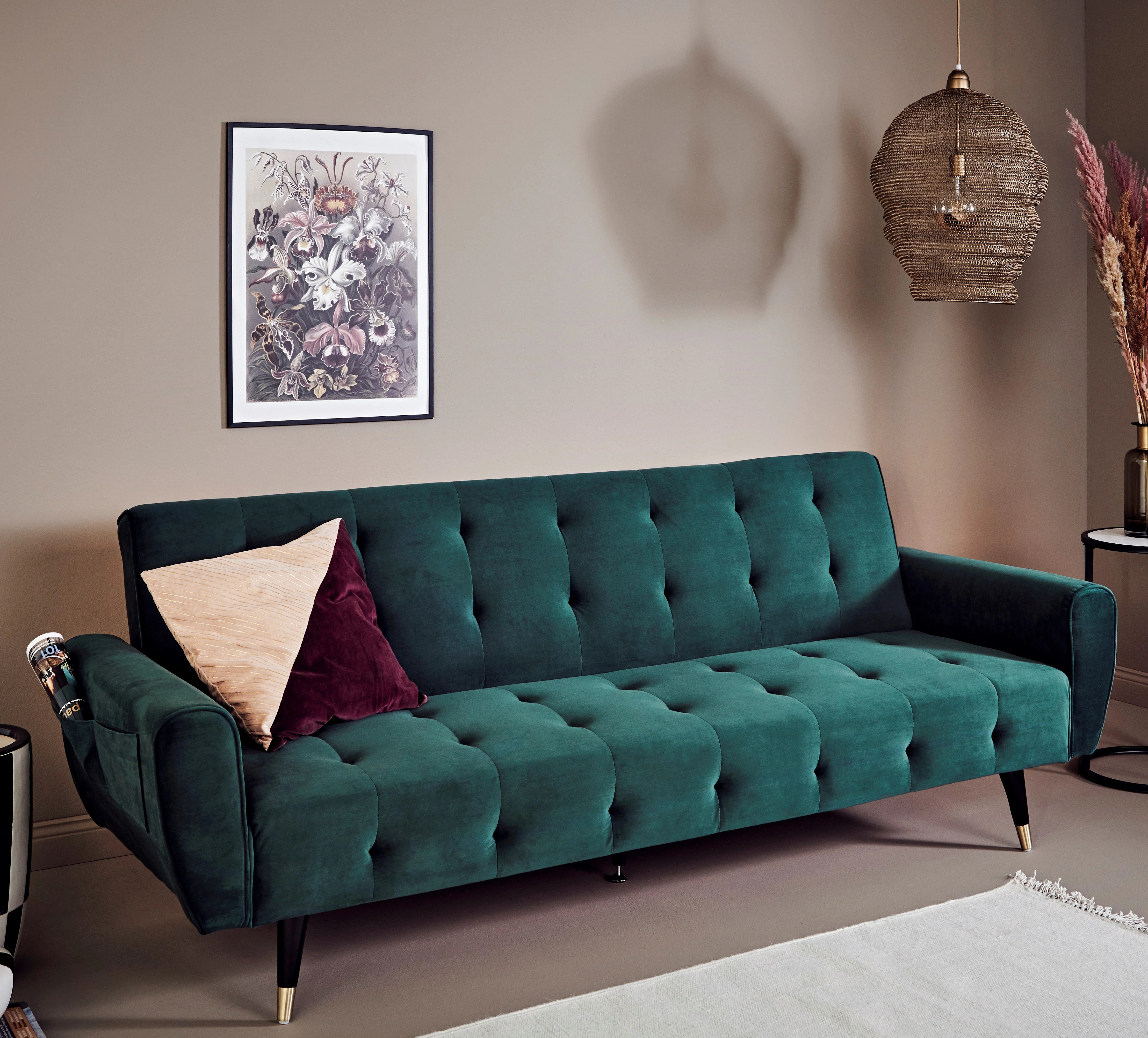 East Urban Home Chillax Dream 83.86" Velvet Square Arm Sleeper Sofa & Reviews | Wayfair | Wayfair North America