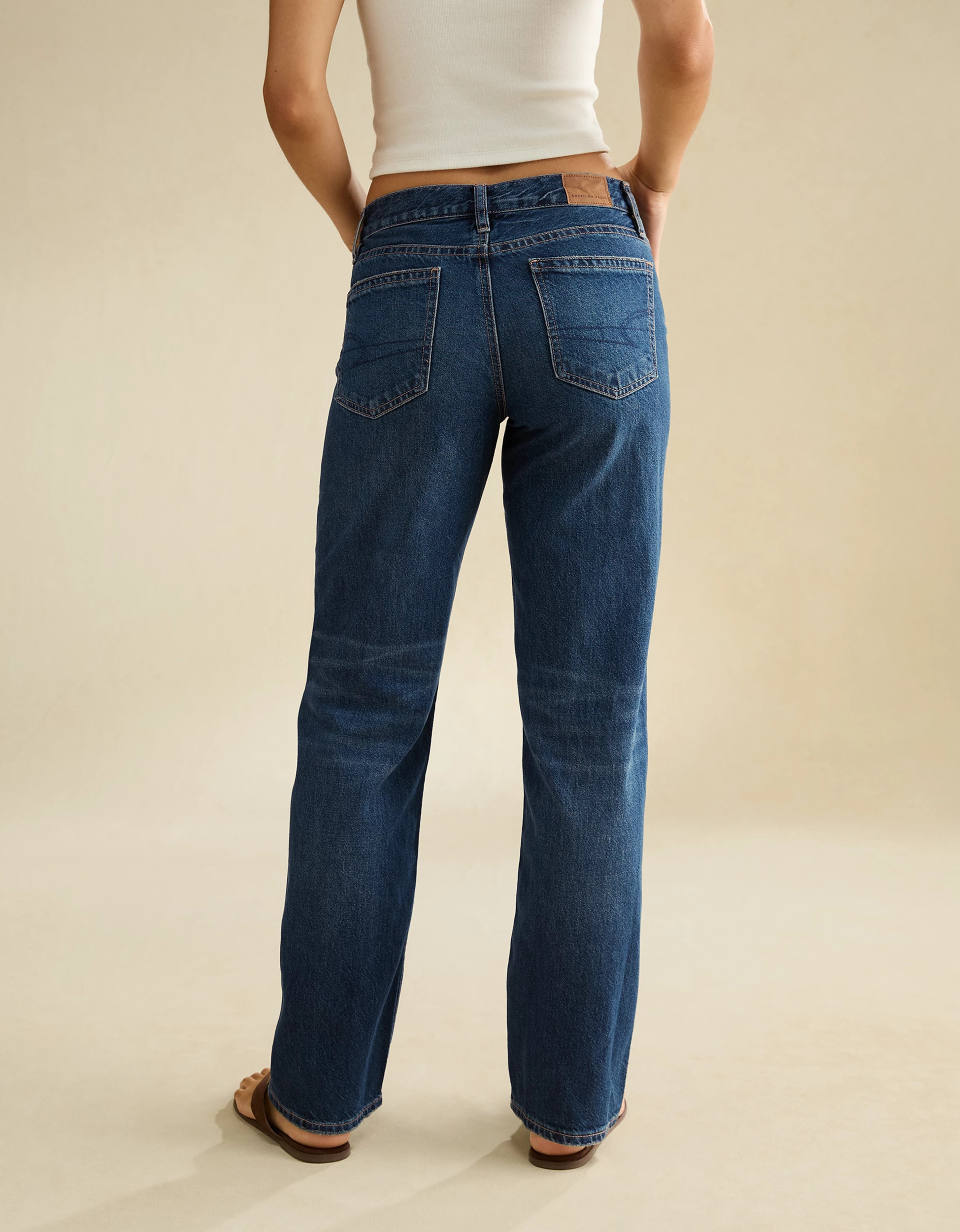 AE Low-Rise Classic Straight Jean | American Eagle Outfitters (US & CA)