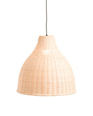 20in Hakka Rattan Pendant Light | Marshalls