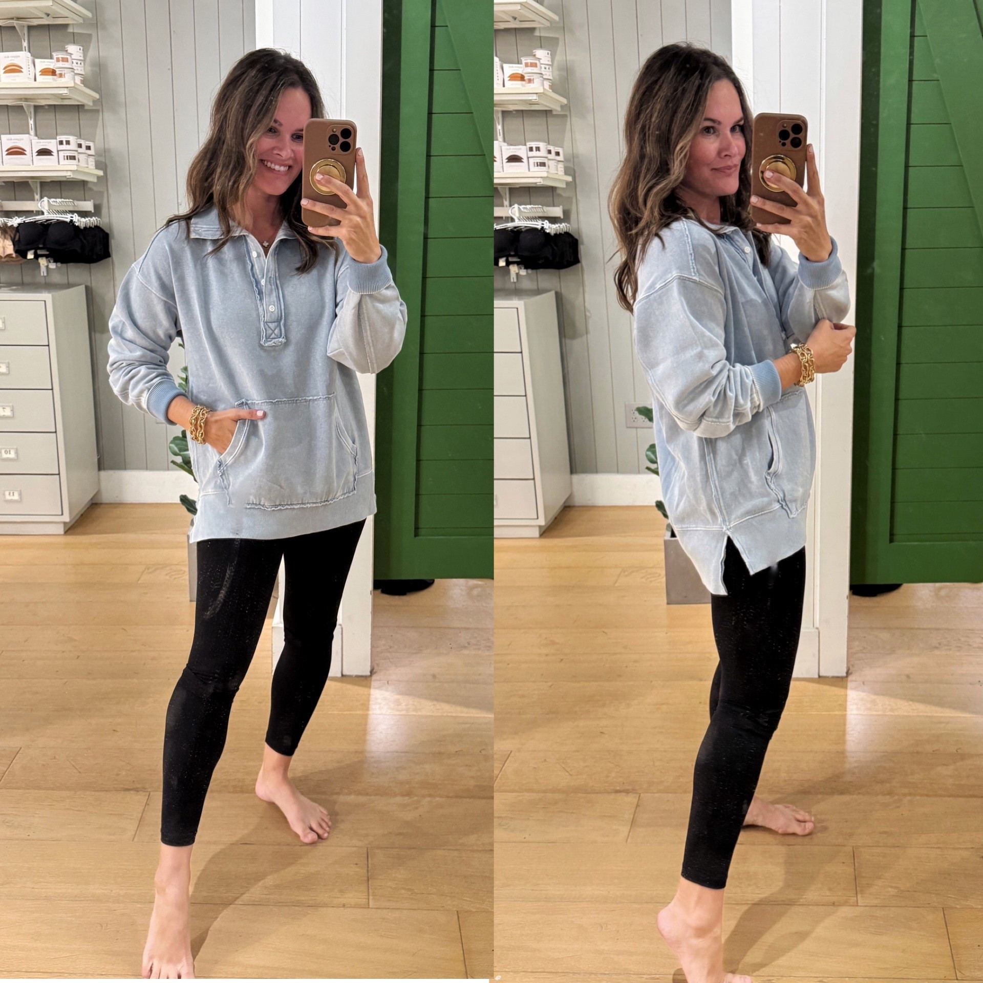 The viral tunic sweatshirt easy to throw over workout clothes too! So many colors, long enough to cover the booty! #loungewear #casualoutfit #casualstyle 

#LTKSaleAlert #LTKdayinmylife #LTKgrwm