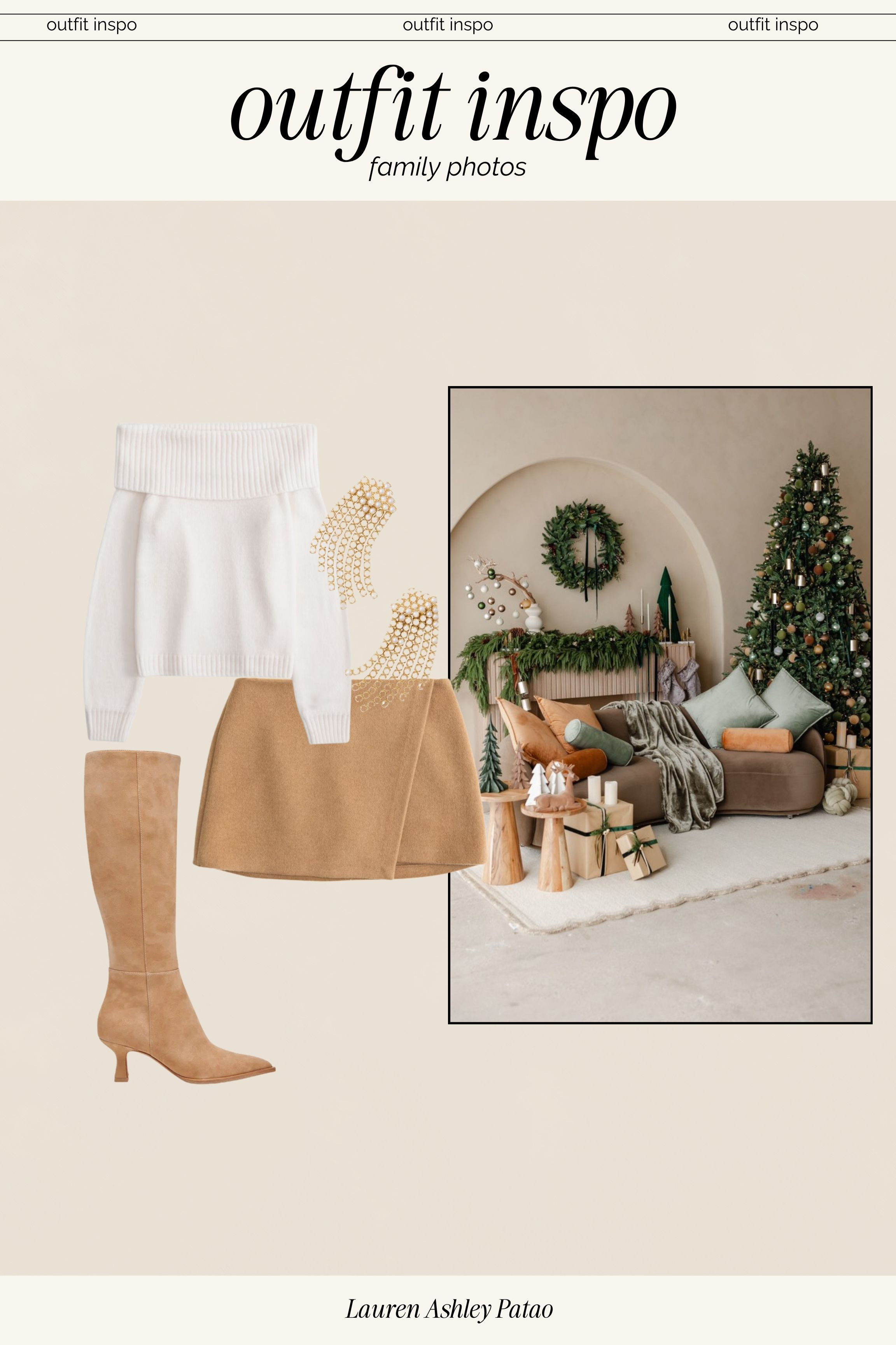 holiday photoshoot outfit idea 

 #LTKHoliday