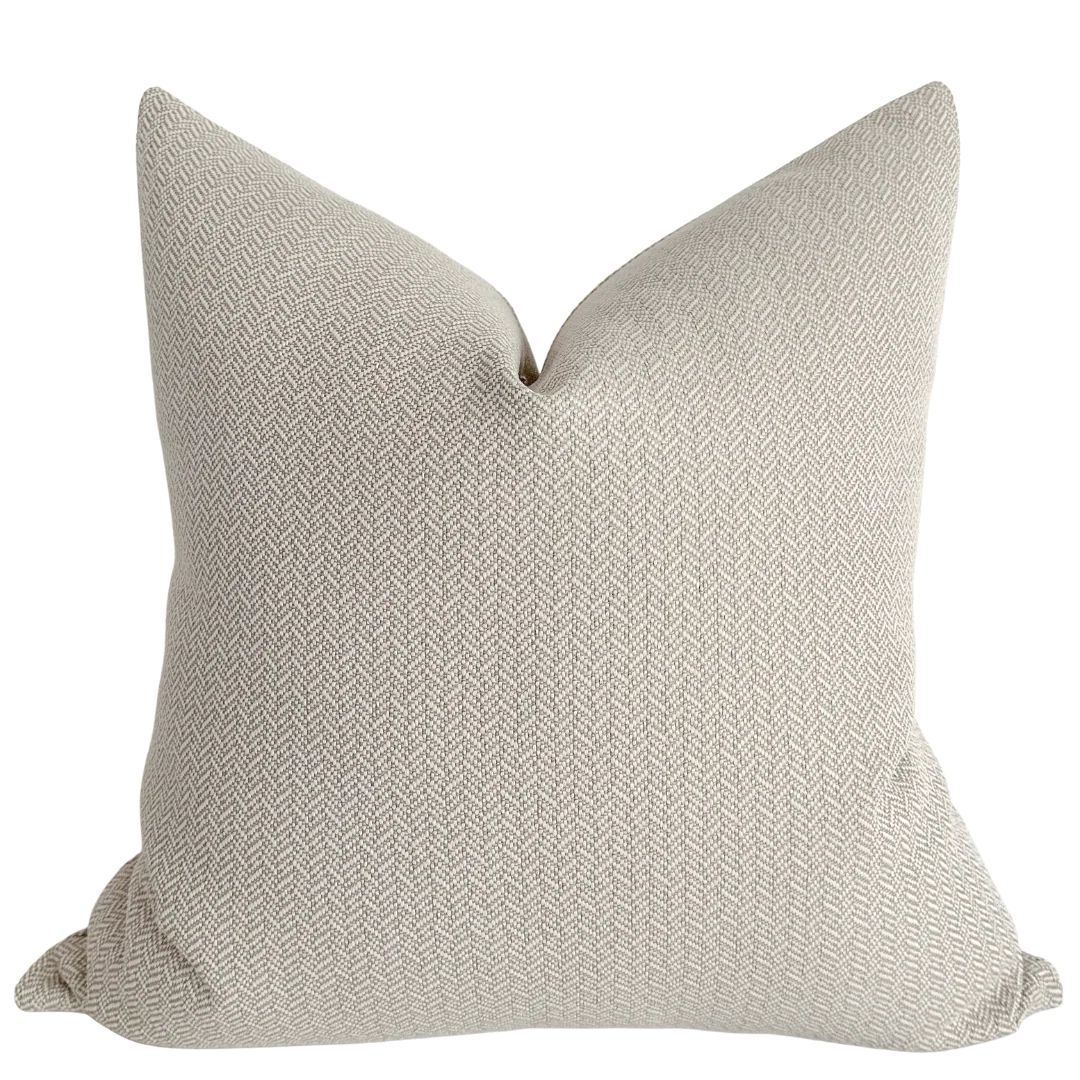 Reed | Parchment Pillow Cover | Hackner Home (US)