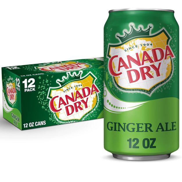 Canada Dry Ginger Ale Soda - 12pk/12 fl oz Cans | Target