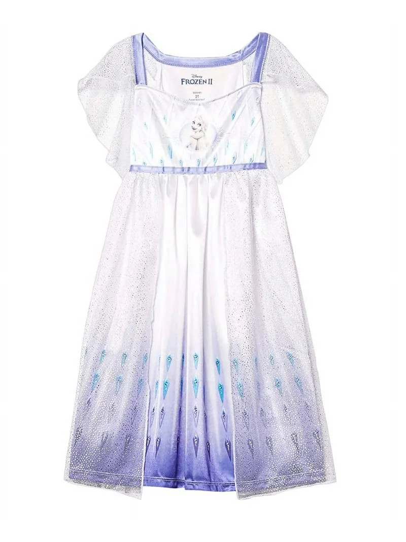 Disney Girls' Toddler Frozen Fantasy Nightgown, Elsa - Epilogue, 4T | Walmart (US)