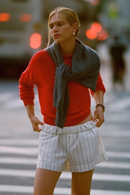 The Alani Cashmere Mock-Neck Sweater by Pilcro | Anthropologie (US)