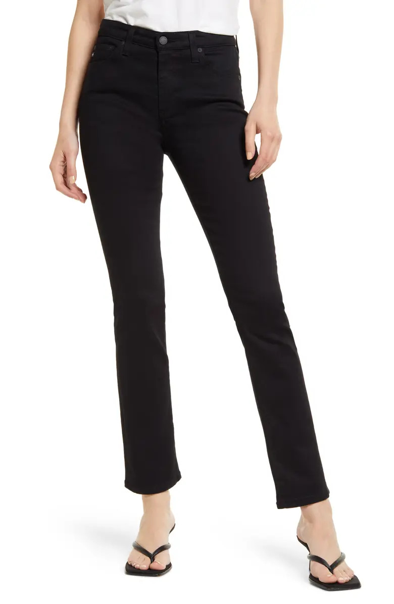 Mari High Waist Ankle Slim Straight Leg Jeans | Nordstrom