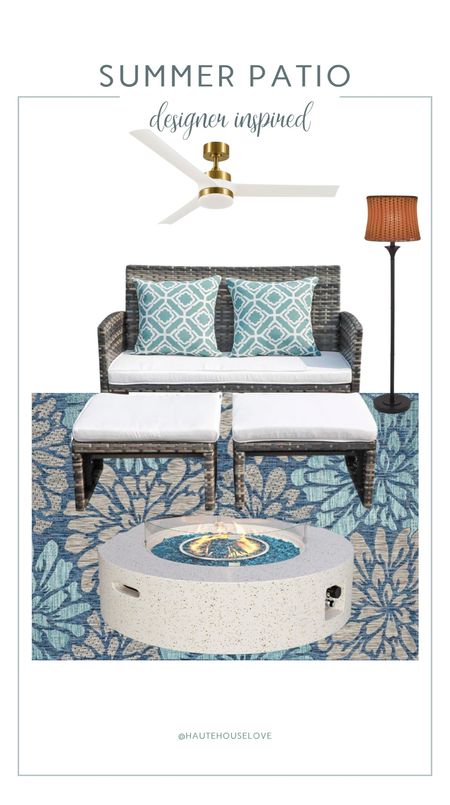 Summer patio design, all from Amazon!



Outdoor furniture, outdoor rug, Amazon home

#LTKStyleTip #LTKHome