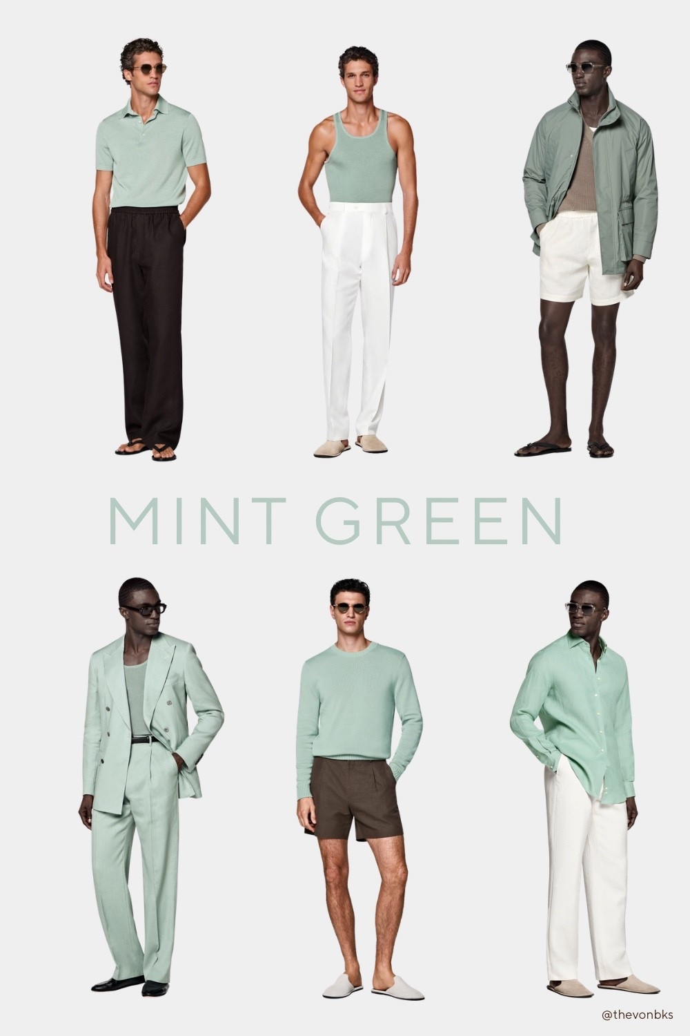 Mint green is an easy spring win for men. Fresh, modern, and surprisingly versatile, it works just as well for relaxed days as it does for polished spring looks. All pieces from Suitsupply.

#mintgreen #springmenswear #mensstyle #suitsupply #springoutfitsforhim

#LTKMens #LTKootd