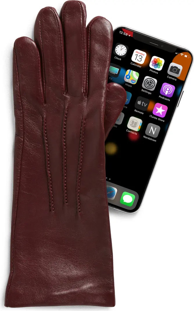 Points Leather Gloves | Nordstrom