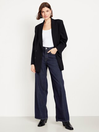 High-Waisted Baggy Wide-Leg Jeans | Old Navy (CA)