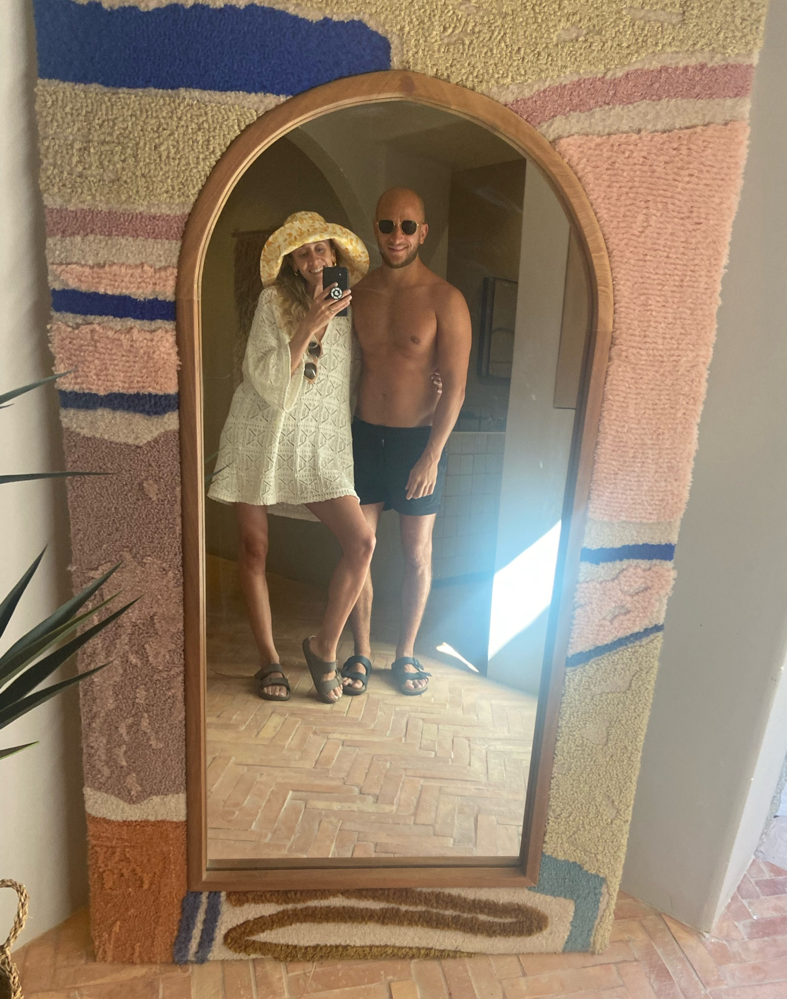 Beachwear, hat, Hunza G, crochet dress, summer style, holiday style 

#LTKstyletip #LTKeurope #LTKtravel