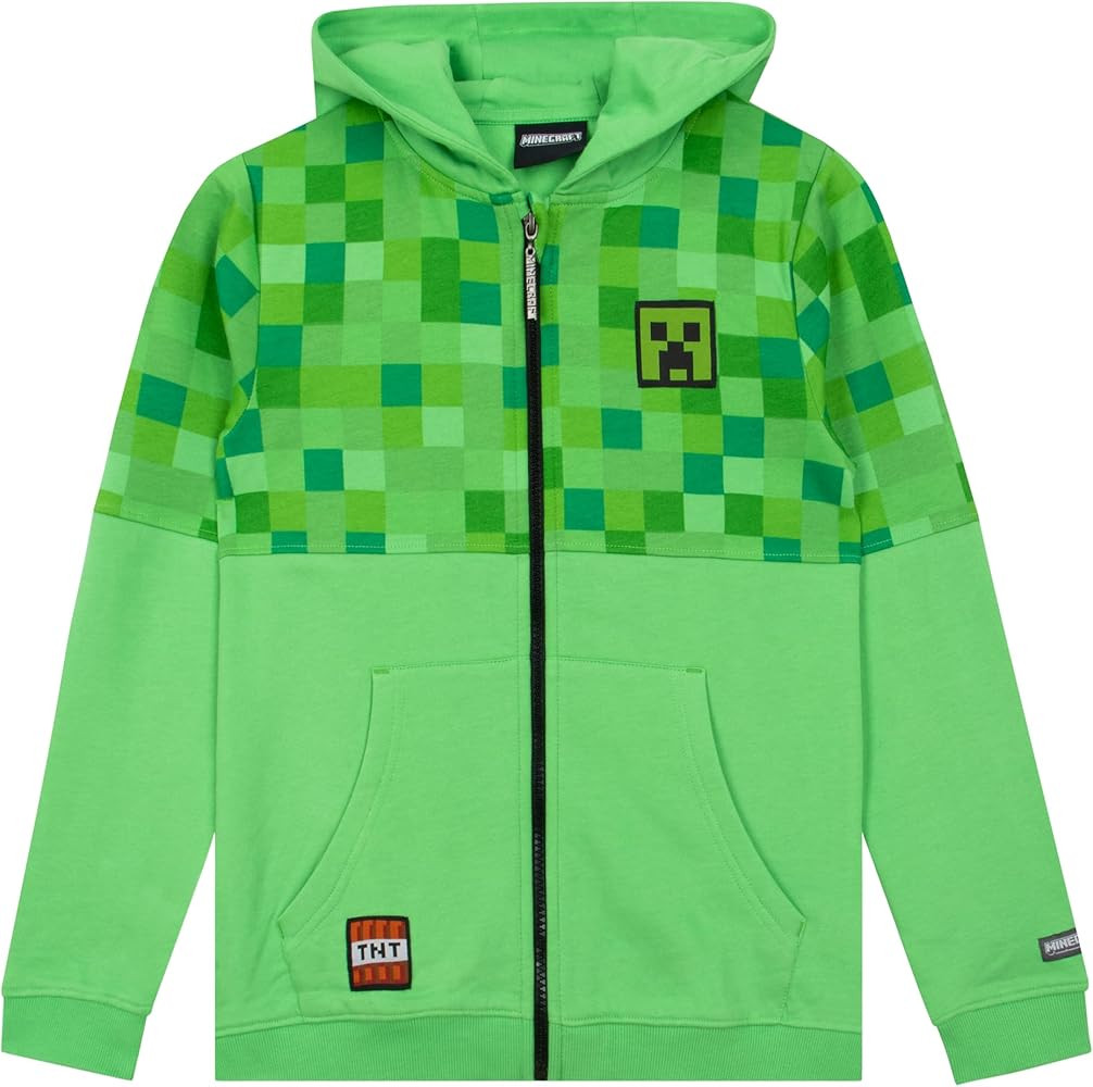Minecraft Hoodie | Boys Hoodie | Boys Zip Up Hoodie | Cool Hoodies | Gaming Apparel | Sizes 6 to ... | Amazon (CA)