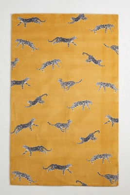 Printed Cheetah Rug | Anthropologie (US)