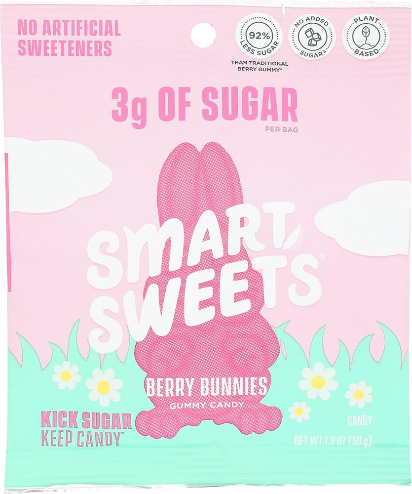 SMART SWEETS Berry Bunnies Gummy Candy, 1.8 OZ | Amazon (US)