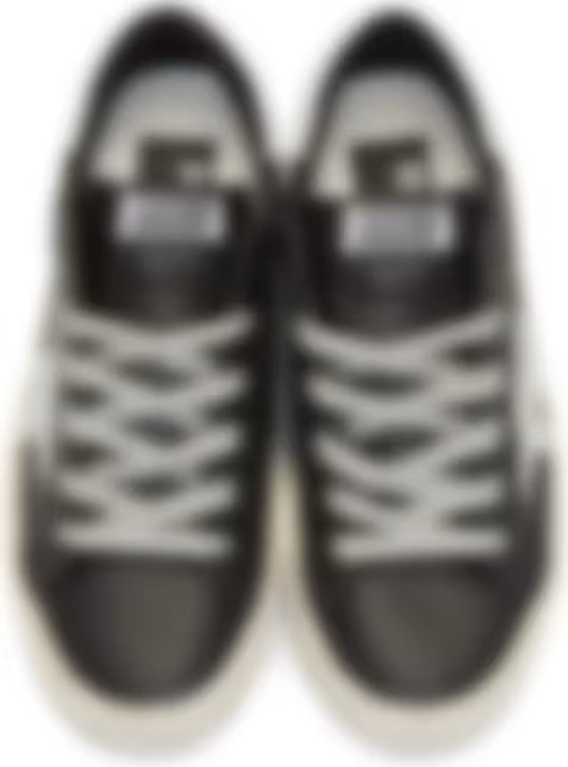 Black & Silver Hi Star Sneakers | SSENSE