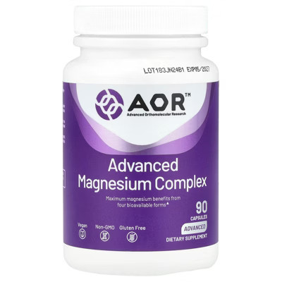 Advanced Orthomolecular Research AOR Advanced Magnesium Complex, 90 Capsules | Target