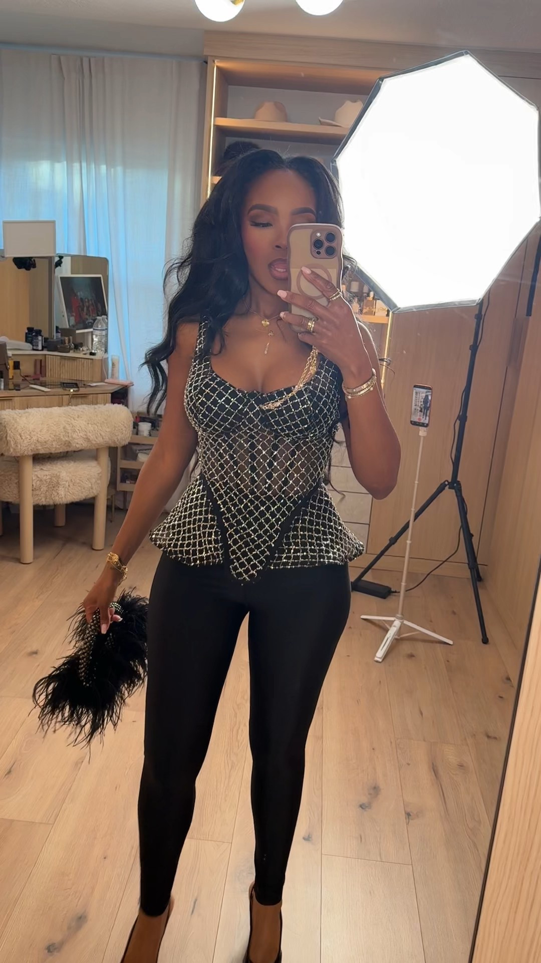 Cost per wear is exactly why I love pieces like this — once you have a standout top, the outfit options multiply fast and the value keeps growing.

This structured peplum-style top instantly elevates a simple base, giving that dressed-up, night-out feel without overthinking it. Styled here with sleek black leggings and pointed heels, but this top easily works with tailored trousers, denim, or a skirt for completely different looks. A perfect example of a long-term shopping strategy where one statement piece carries multiple outfits.

Perfect for date night, holiday parties, girls’ night out, or elevated dinner plans.

📏 Sizing:  
Top: Small  
Leggings: Small  
Heels: True to size  

📐 Measurements:  
5’4” · 138 lbs · 34D · 27” waist · 40” hips  

Shopping smarter with versatile statement tops, elevated night-out outfits, peplum top styling, cost per wear wardrobe strategy, chic black outfit ideas that transition from day to night.

Tap to get details and shop everything linked.

Follow me on Instagram and YouTube @kirasfashionfinds

#LTKootd #LTKgrwm