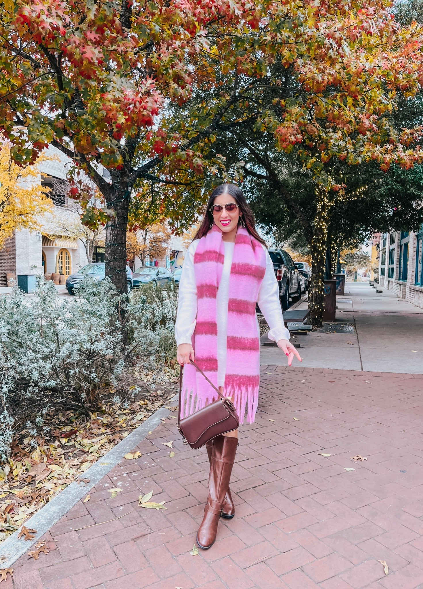 Fall in love with this Pink Sweater Dress & Scarf Style 🩷 Scarf sold out quick so linked similar from Nordstrom. Boots are old lol. 


#LTKSeasonal #LTKFindsUnder50 #LTKFindsUnder100