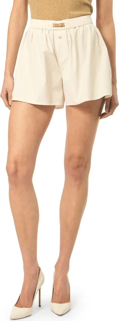 Interior Simone Cotton Shorts | Nordstrom | Nordstrom
