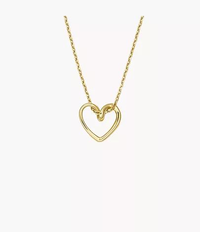 Gold-Tone Stainless Steel Pendant Necklace | Fossil (US)