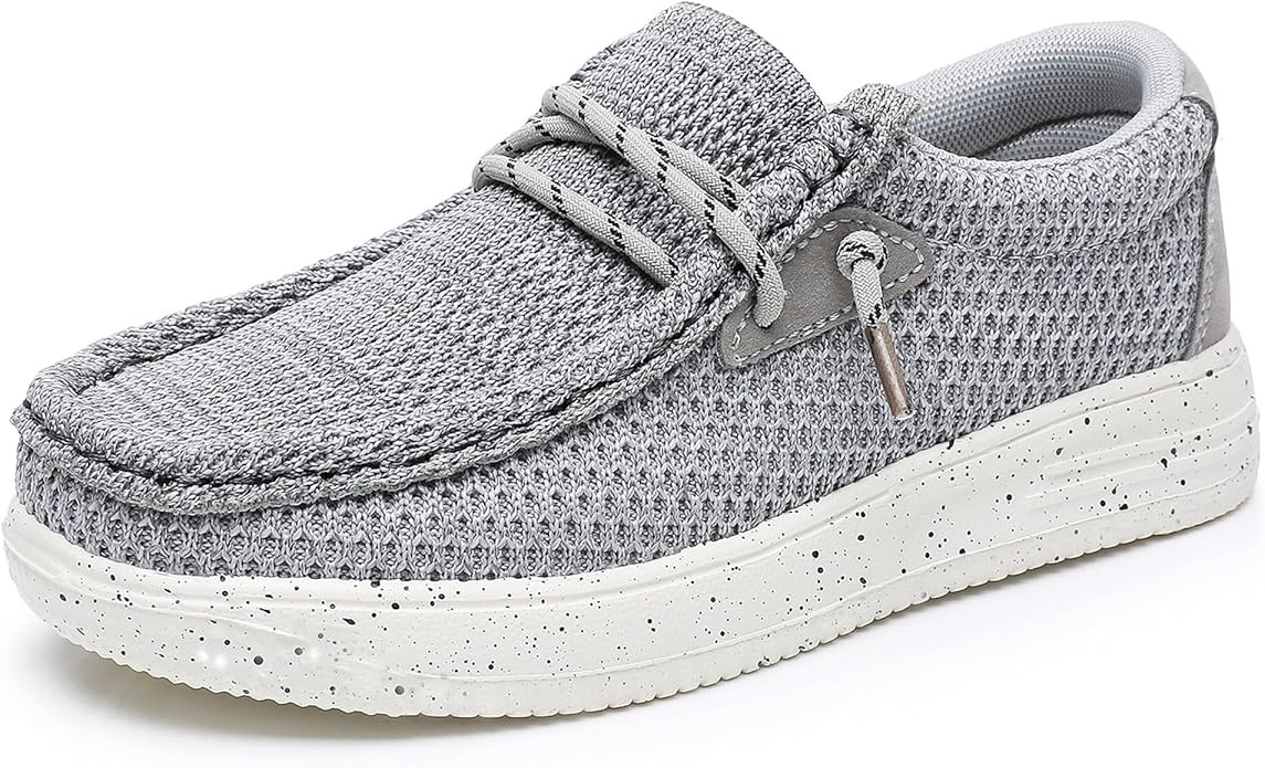 Felabo Kids Boys Girls Slip-On Casual Loafers Canvas Walking Shoes Comfortable & Lightweight (Tod... | Amazon (US)