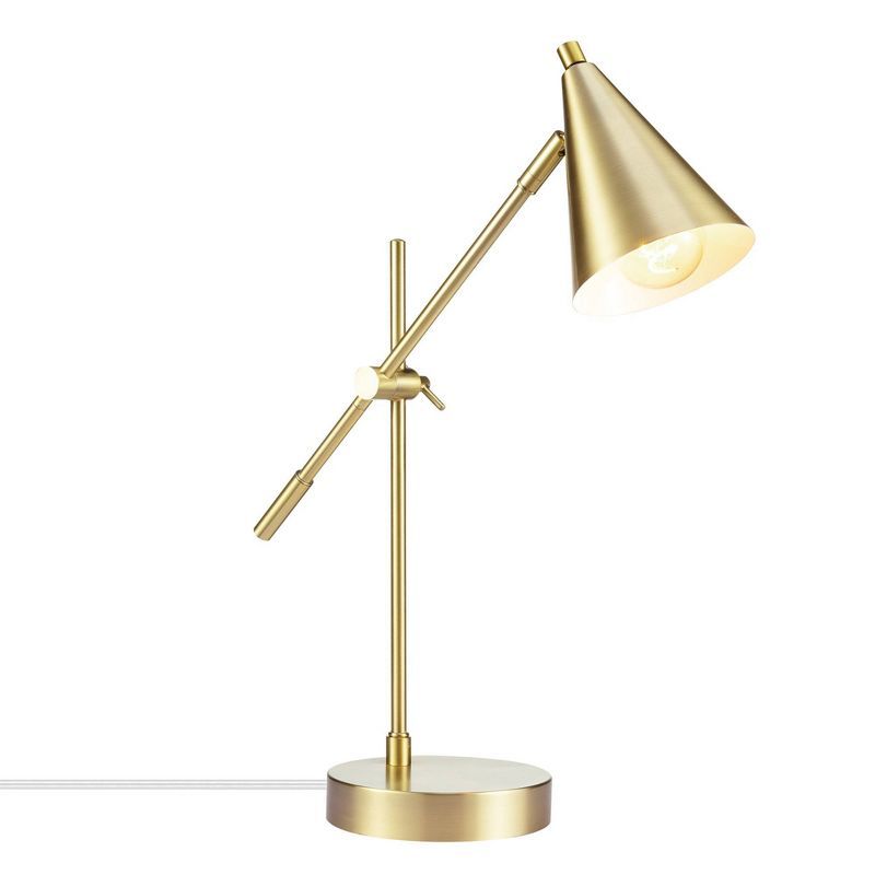18" Tacoma Balance Arm Desk Lamp Matte Brass - Globe Electric | Target