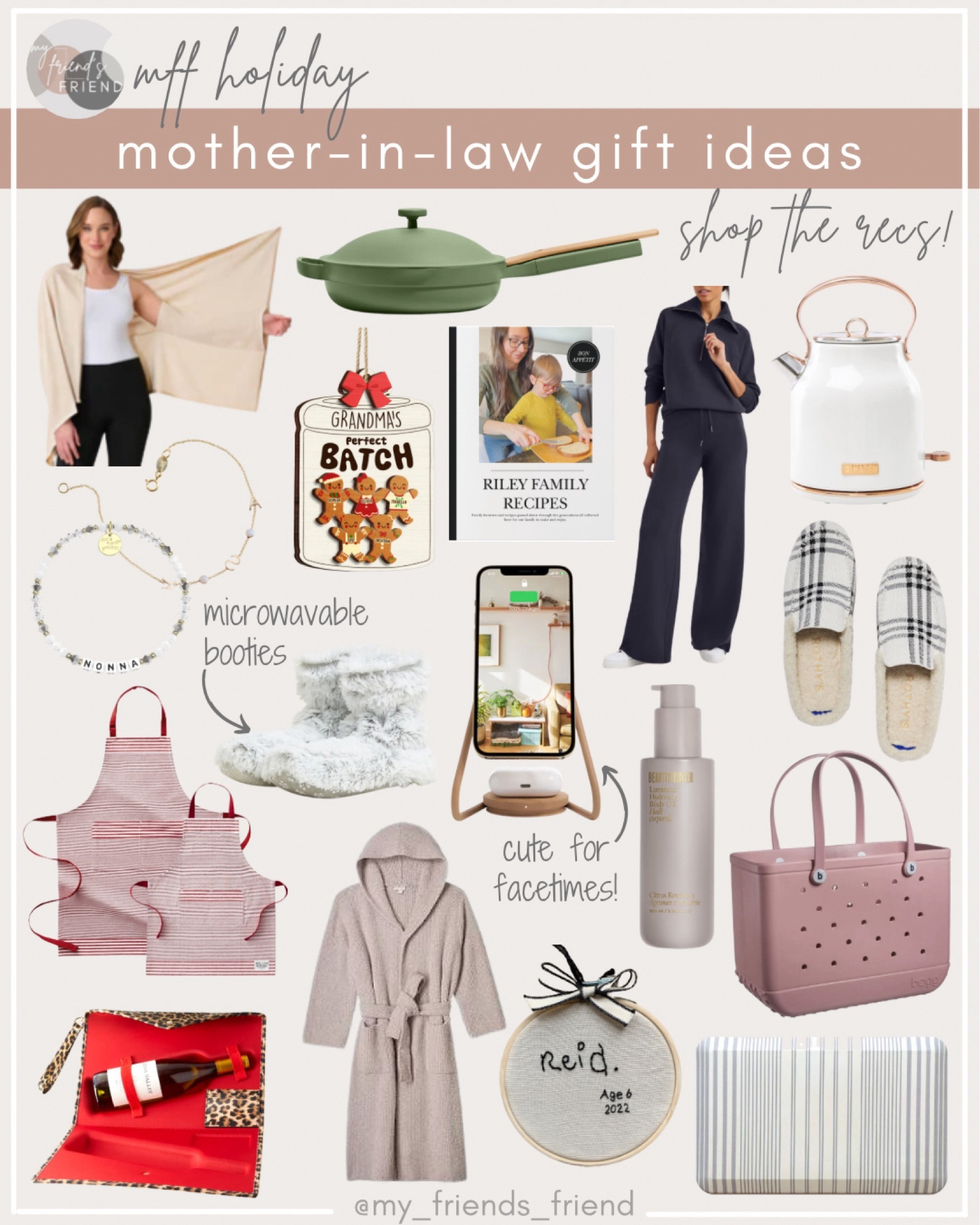 shop the best gift recs for your MIL - all from our follower friends to yours!

not linked: maya brenner gold letter bracelet, rooted rags studio embroidered handwriting ornament

gift ideas//gifts for her//grandma gifts//holiday gifts//gift guide//MIL gifts//christmas gifts//hanukkah gifts


#LTKGiftGuide #LTKHoliday