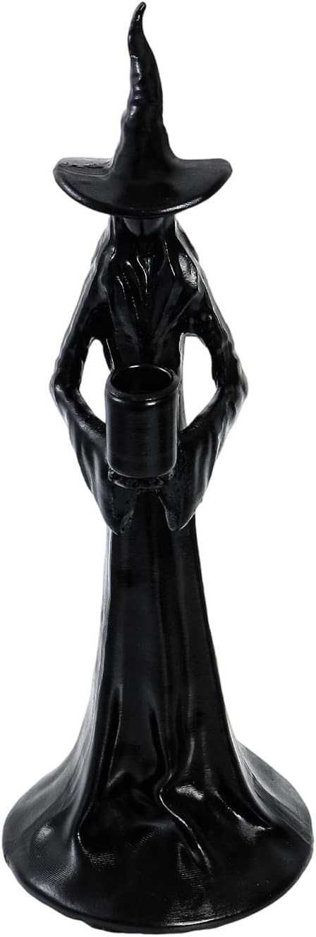 Halloween Witch Sculpture Stand with Base Resin for Party Witch Figurine Stand | Amazon (US)