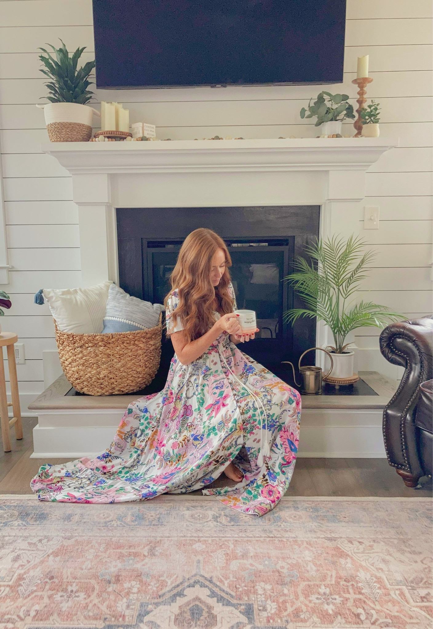 The prettiest dress for spring and absolutely perfect for Easter! It’s a maxi length but the fabric is very lightweight so it is breathable and cool. Comes in a bunch of colors and patterns. Buttons down the front is an adorable detail. I got my normal size.

#LTKStyleTip #LTKOver40 #LTKSeasonal