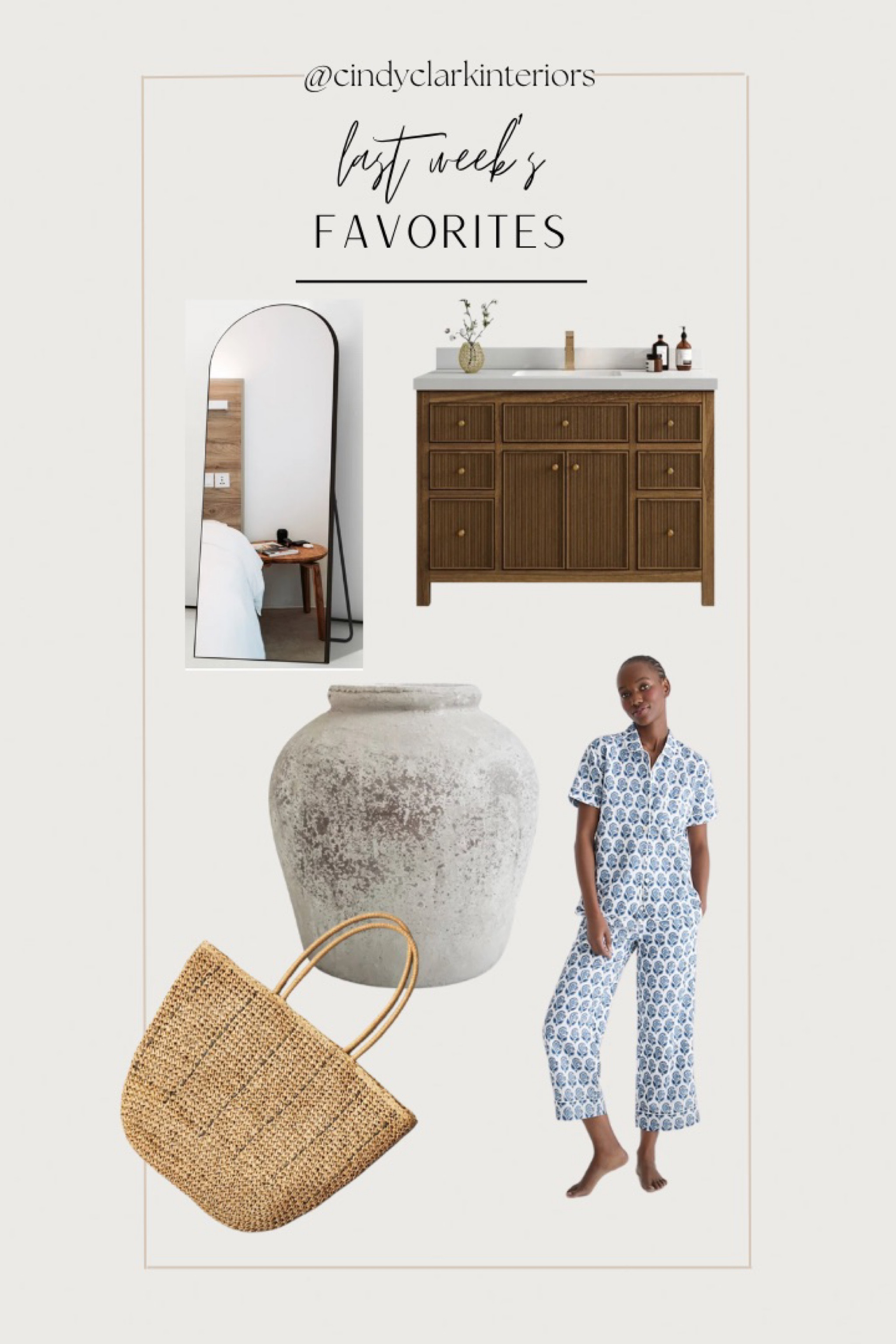 All of last week’s favorites in one place! 

Bathroom vanity, pajamas, beach tote, pool bag, mirror, vase

#LTKFind #LTKhome