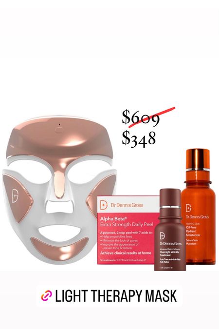 This is a great deal!! Dennis Gross light mask on sale with skincare 

#LTKbeauty #LTKCyberweek #LTKsalealert