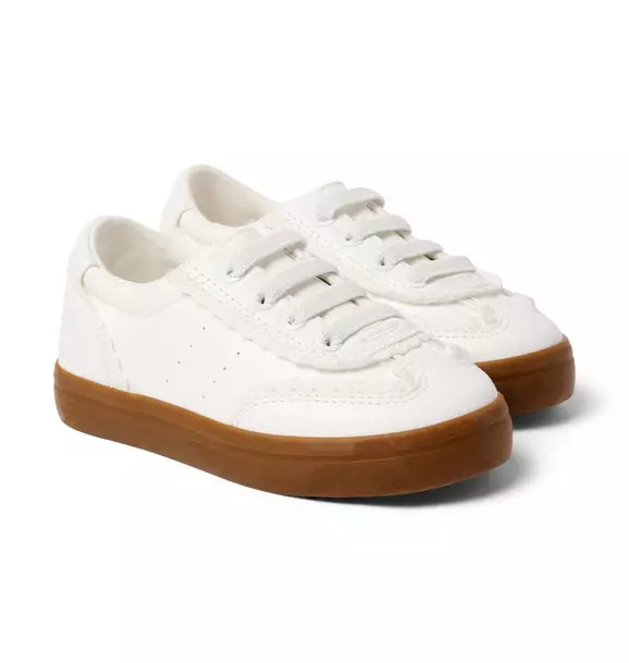 Crochet Trim Sneaker | Janie and Jack