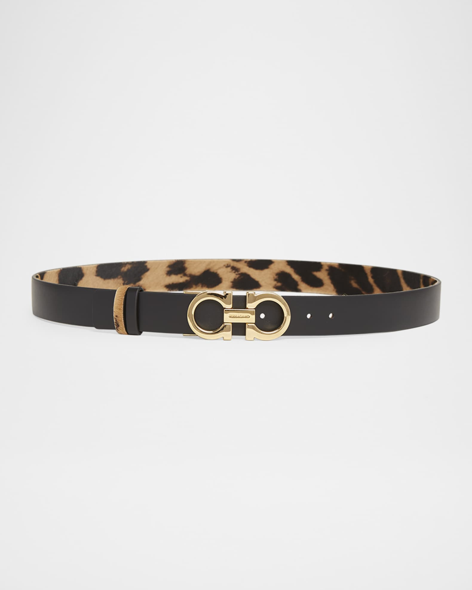 Leopard-Print Leather Belt | Neiman Marcus