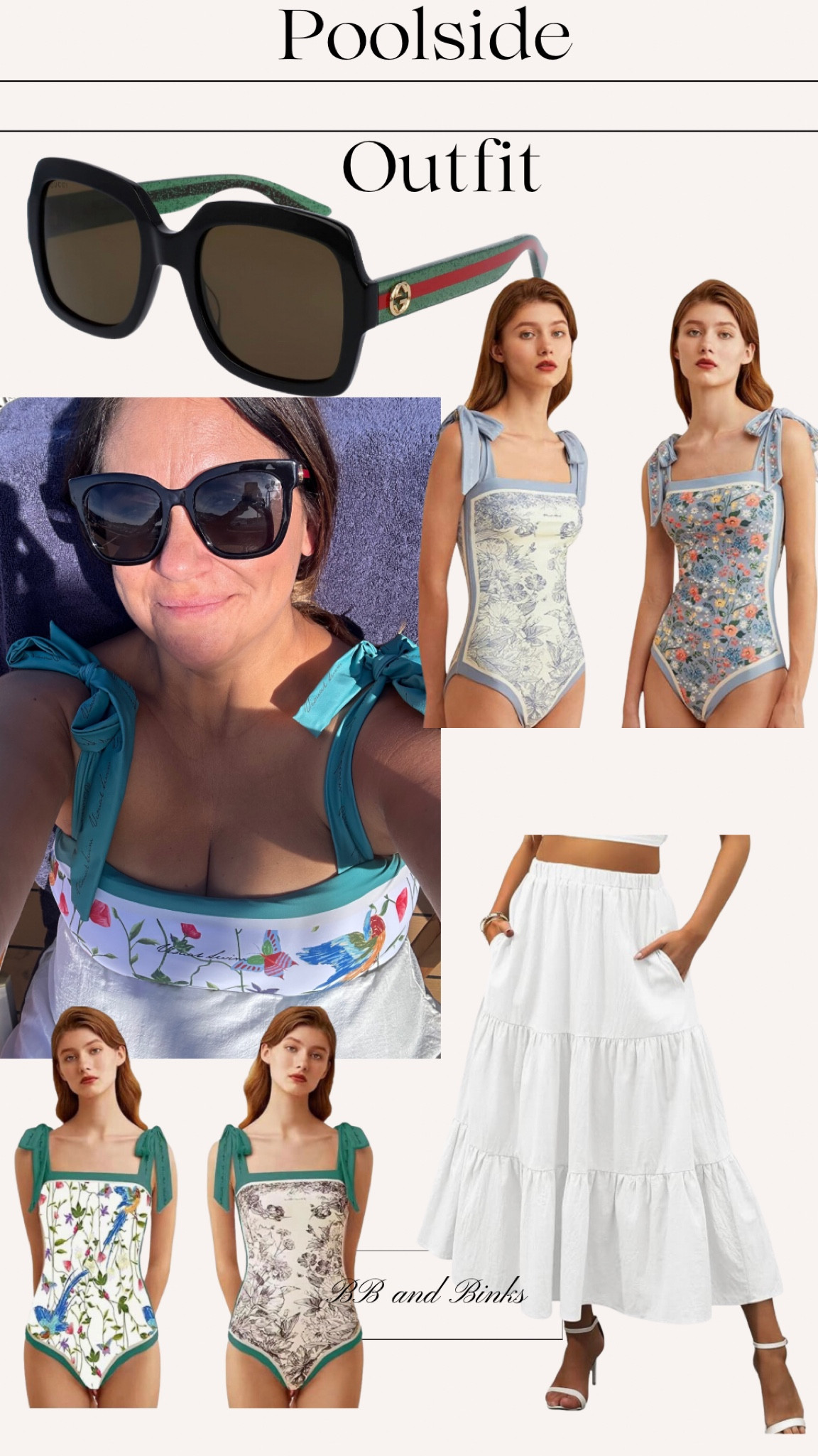 Poolside Outfit. I love this swimsuit so much I bought 2 of them. And they are reversible so 2-in-1 swimsuit for under $30. Highly recommend 

#LTKstyletip #LTKSeasonal #LTKswim