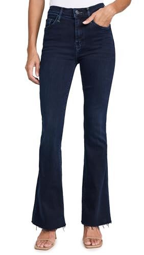 MOTHER Women's The Weekender Fray Jeans, Chip On My Shoulder, Blue, 25 | Amazon (US)