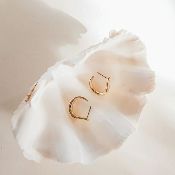 Musa Hoop Earrings Small | Rahya Jewelry Design