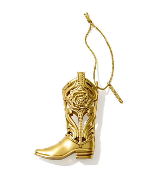 Boot Ornament in Vintage Gold | Kendra Scott