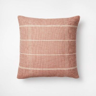 Oversized Woven Windowpane Square Throw Pillow - Threshold™ designed with Studio McGee | Target