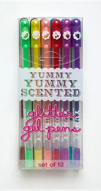 Yummy Yummy Scented Glitter Gel Pens - Set of 12 (Other) | Walmart (US)