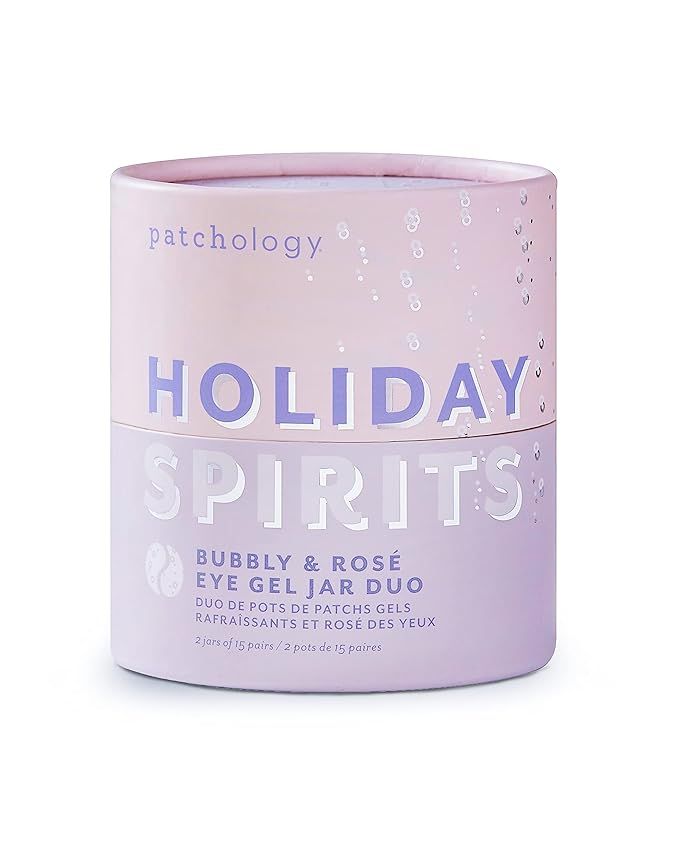 Patchology Holiday Spirits skincare gift set for men and women – 30 Under Eye Patches. Serve Ch... | Amazon (US)