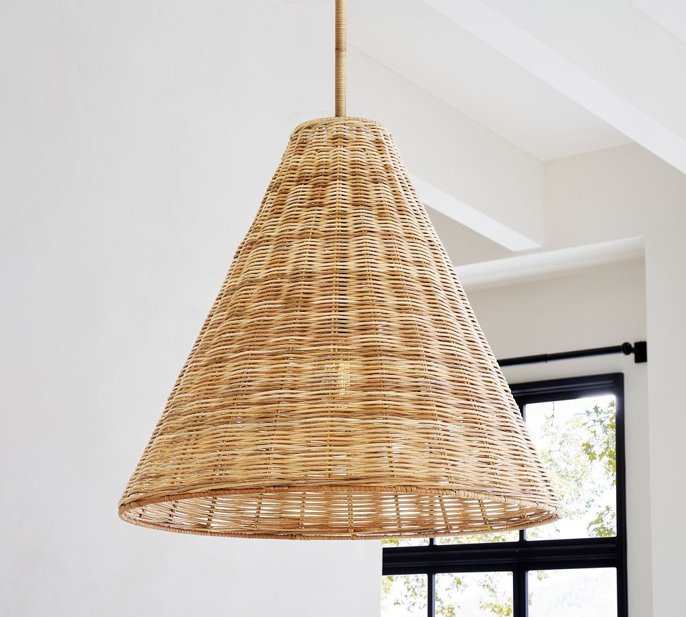OPEN BOX:  Marion Woven Cone Pendant | Pottery Barn (US)