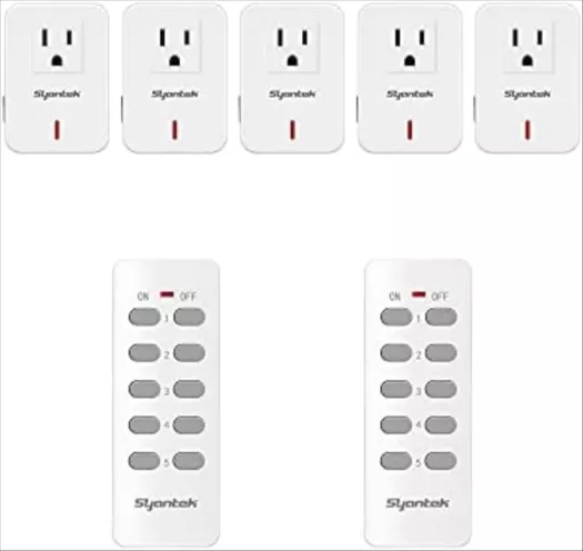 Sonsonai Wireless Remote Control Outlet Plug, Light Switch Kit