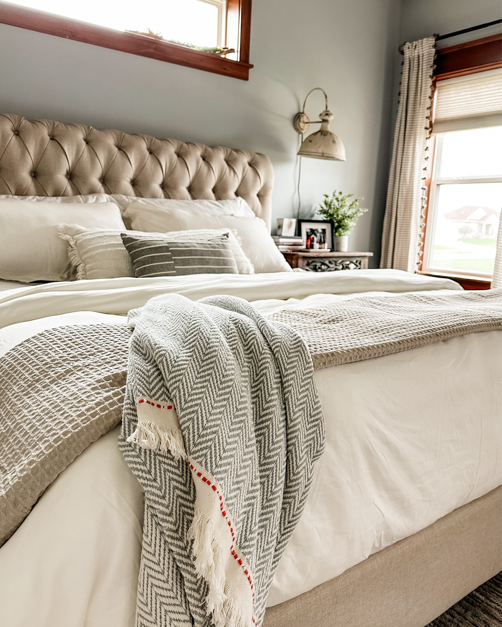 There’s something so special about clean sheets, spring bedding and the light n airy feeling of it.

I gave our primary bedroom a refresh. All of the dark heavy blankets, throws and duvet covers are tucked away for another season. I couldn’t be happier.

If you’d like more information on any of my bedding or decor, please ask. 

Here’s to peaceful nights with the windows open … cheers!



#LTKSeasonal #LTKhome #LTKstyletip
