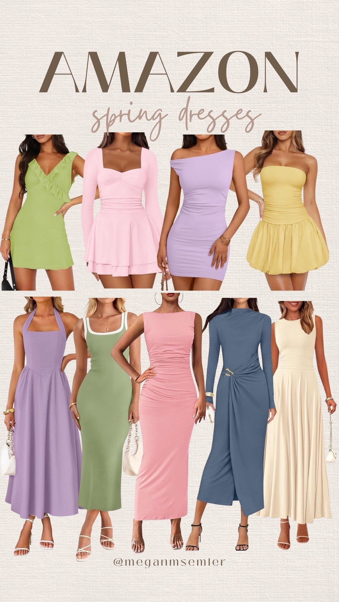 Amazon spring dresses 

#LTKgrwm #LTKSeasonal #LTKootd