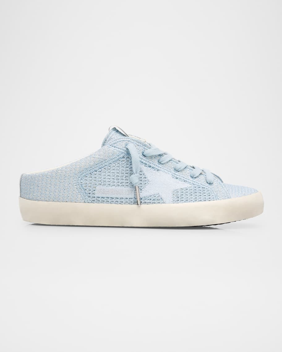 Golden Goose Sabot Embroidered Cotton Slide Sneakers | Neiman Marcus