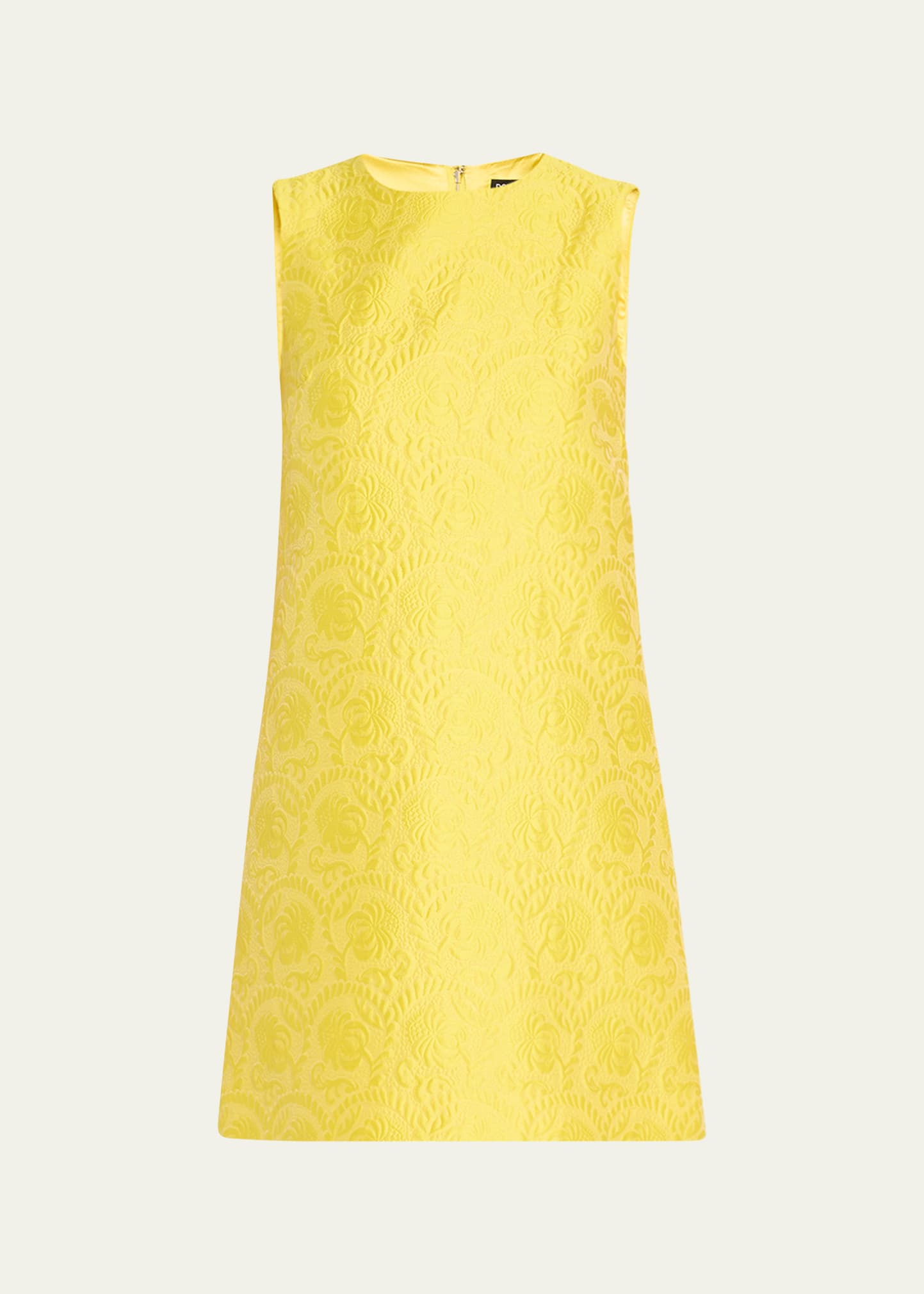Dolce&Gabbana Matelasse Fiori Jacquard Mini Dress | Bergdorf Goodman