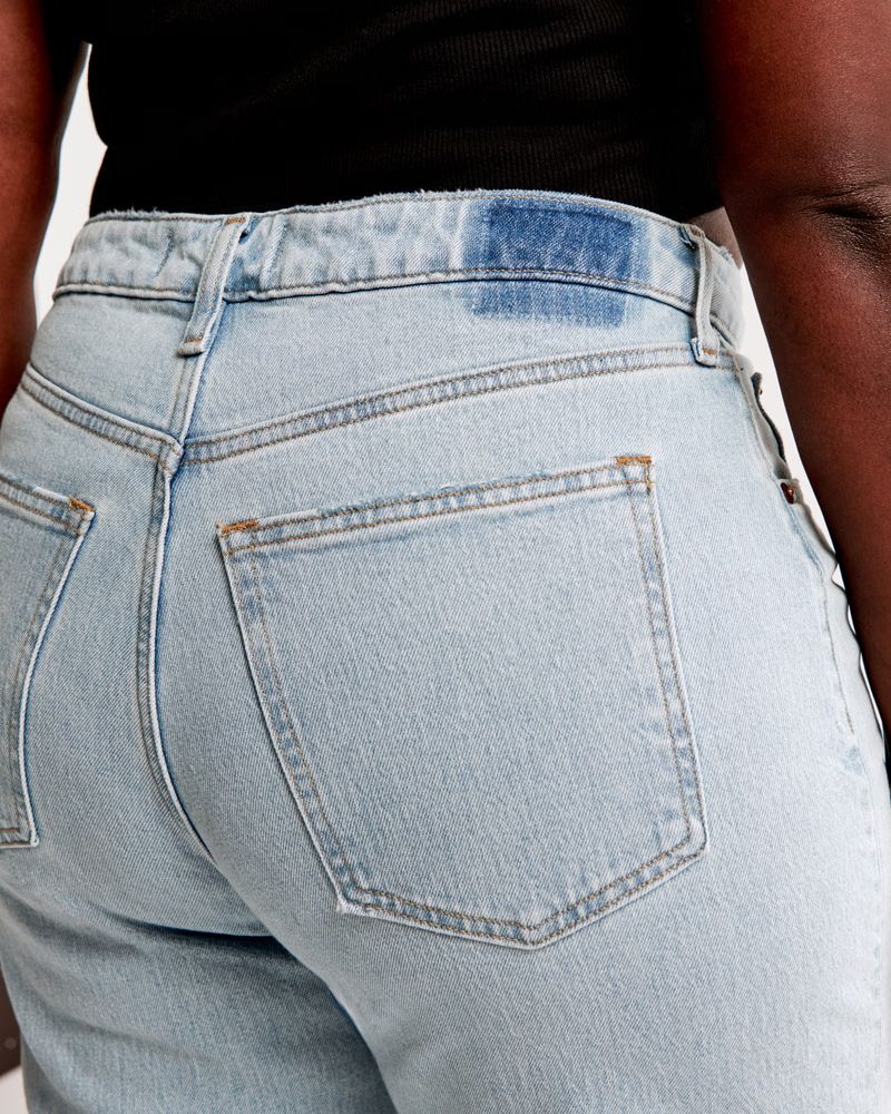 Women's Curve Love High Rise 90s Relaxed Jean | Women's Clearance | Abercrombie.com | Abercrombie & Fitch (US)