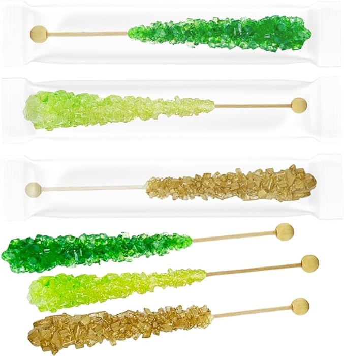 Fruidles Rock Candy Lollipops, Luck of the Irish Pops Candy Suckers, Color and Flavor Assortment,... | Amazon (US)